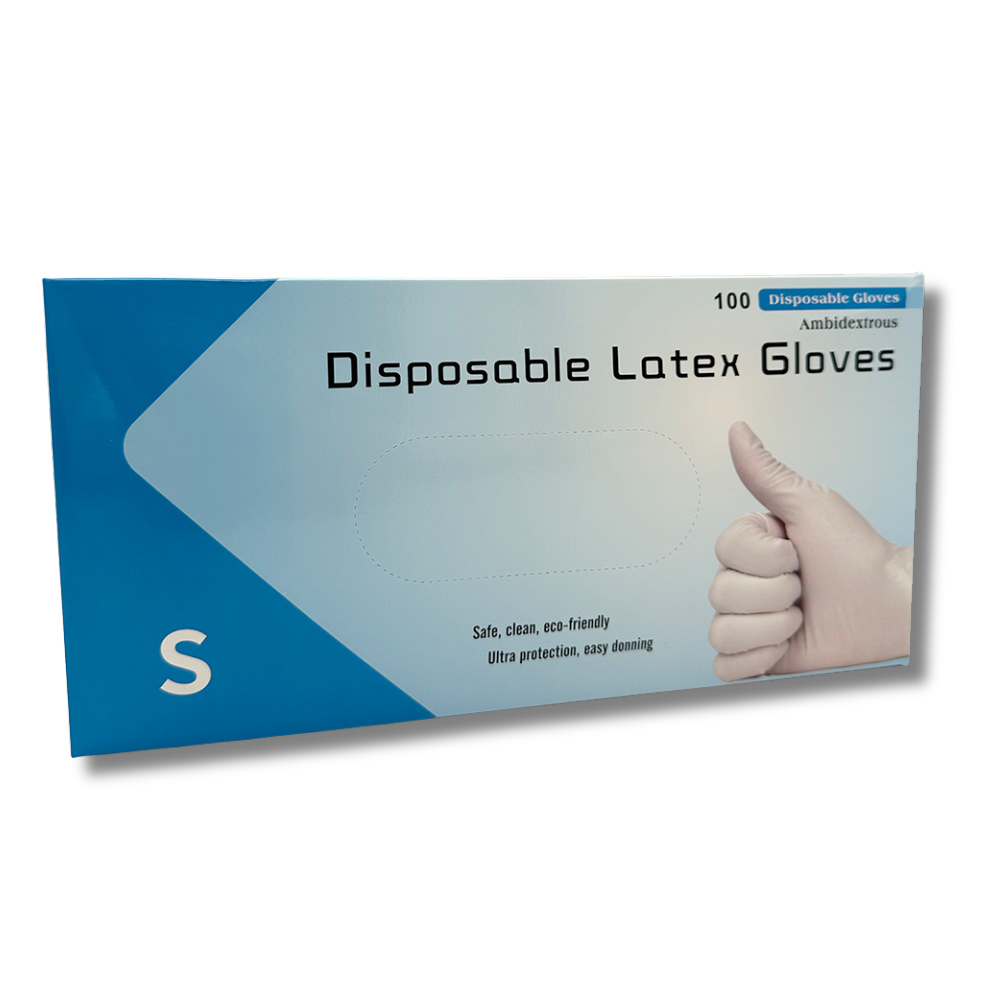 Einmalhandschuhe Latex,100 Stk, weiß