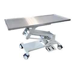 Pannomed BASE LIFT VET-Behandlungstisch Akku, kippbare EdelstahlPlatte, fahrbar