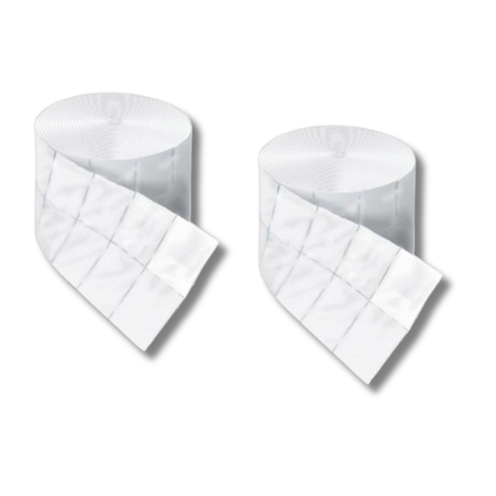 K. Zellstofftupfer 4 x 5 cm, 2 x 500 Tupfer Rolle