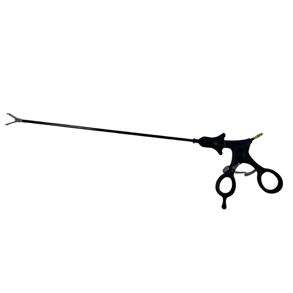 Aohua Greifzange Ø5mm, 330mm Arbeitslänge, Babcock, fein gezahnt