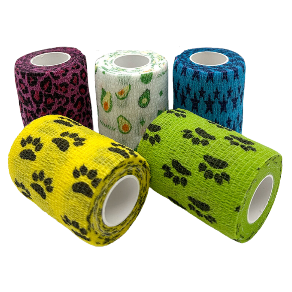 Elastische Kohäsivbandage, 7,5 cm (4,5m), 12 Stk, sortiert