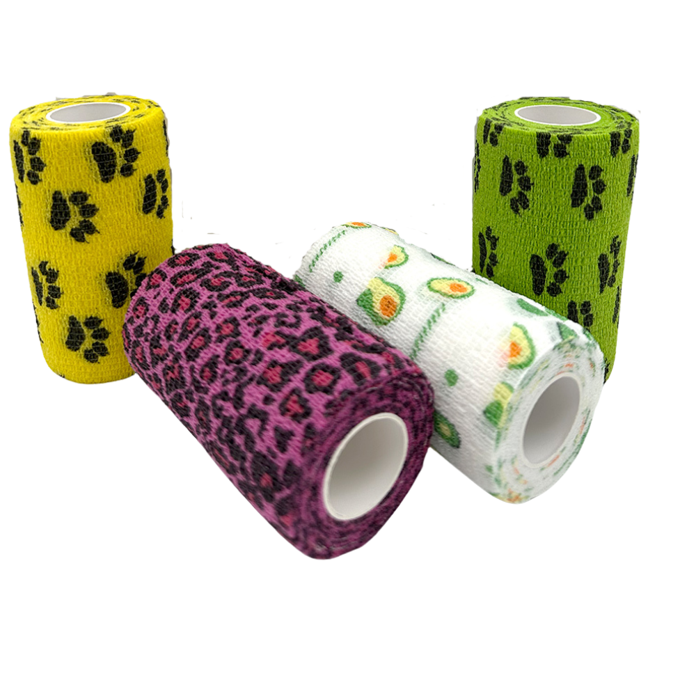 Elastische Bandage, 10 cm (4,5m), 12 Stk, sortiert