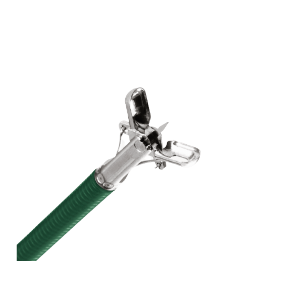 Aohua Biopsiezange, Ø 1,8mm, 2300 Arbeitslänge, langes ovales Maul, geriffelt, wiederverwendbar, unsteril, 1 Stk