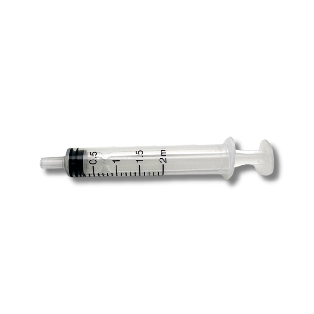 Einwegspritze m. Gummikolben 2ml/ 100 Stk