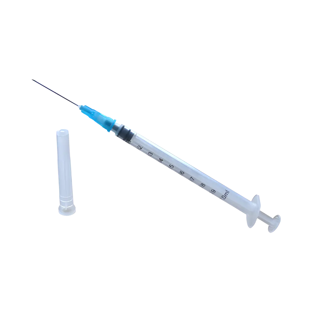 Tuberkulinspritze m. Nadel 25G , 1 ml, 100 Stk 