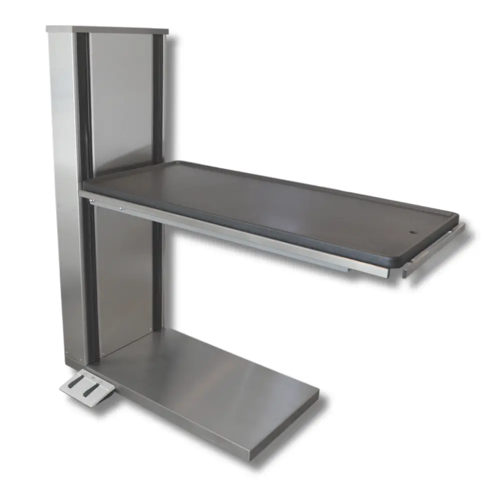 PannoMed PURE Tisch Standfuß fixe Platte Kunststoff