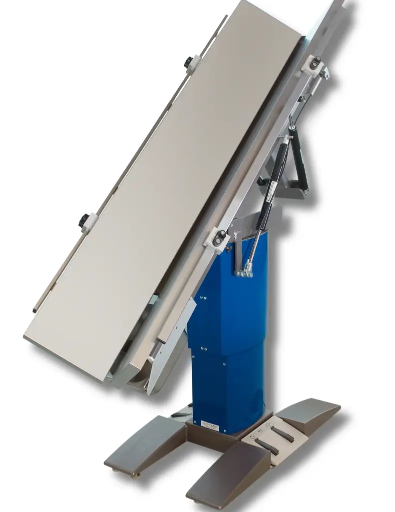 PannoMed TREND V-TOP Tisch feststehend elektrisch kippbares V-top aus Edelstahl