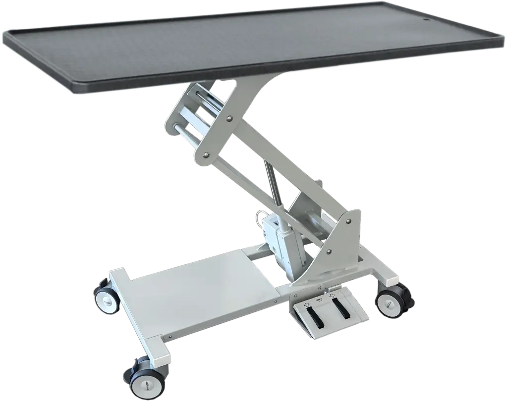 PannoMed BASE LIFT Tisch feststehend elektrisch kippbare Kunststoffplatte