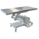 PannoMed BASE LIFT Tisch feststehend elektrisch fixe Edelstahlplatte