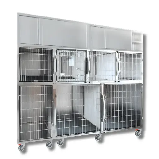 [990054 GA045] Lory GA045 Käfigkombination mit 7 Boxen fahrbar und Aufbau