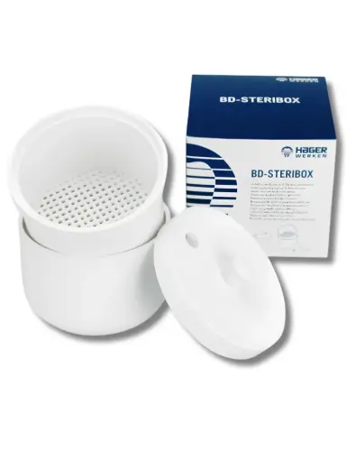 [K46615] K. Kunststoff Steri Box Dose für Bohrerbad