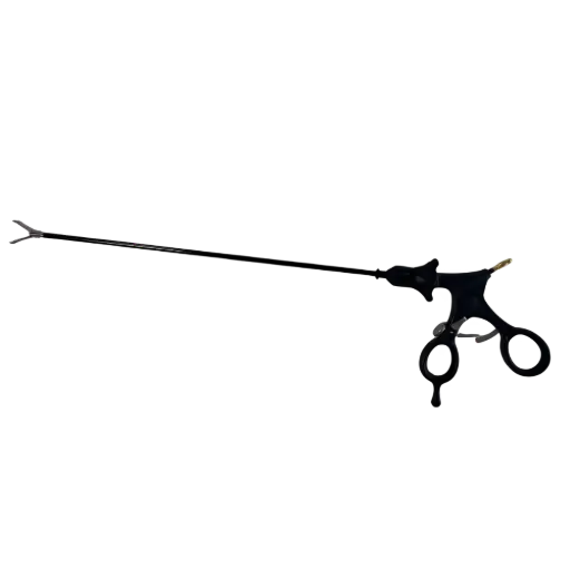 [Y550-0058/AH-300-470-252] Aohua Greifzange Ø5mm, 330mm Arbeitslänge, Babcock, fein gezahnt