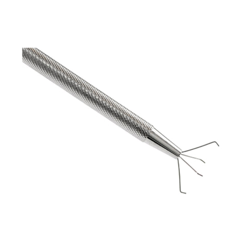 [AH-115-18-230] Aohua Greifzange, Ø 1,8mm, 2300 Arbeitslänge, 4-Zinken-Greifer, scharf,  1 Stk.