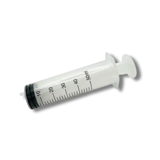 [1100007] Einwegspritze m. Gummikolben 50ml/ 25 Stk 