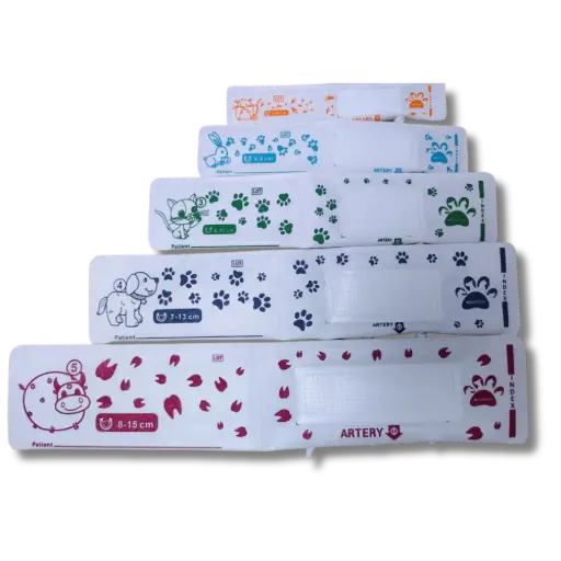 [BP-NDMC] Ersatzmanschettenset für PetPro BP Monitor Größe 1-5 